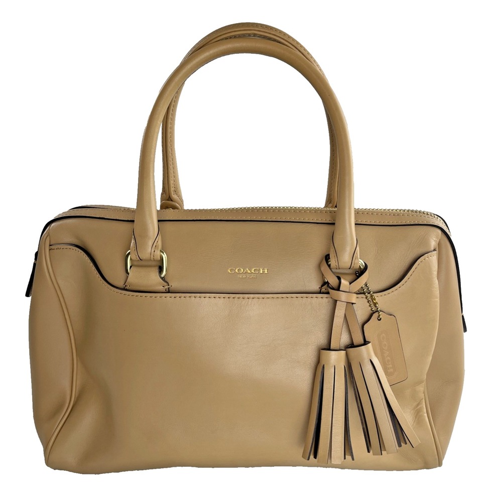 Coach Tan Leather Satchel